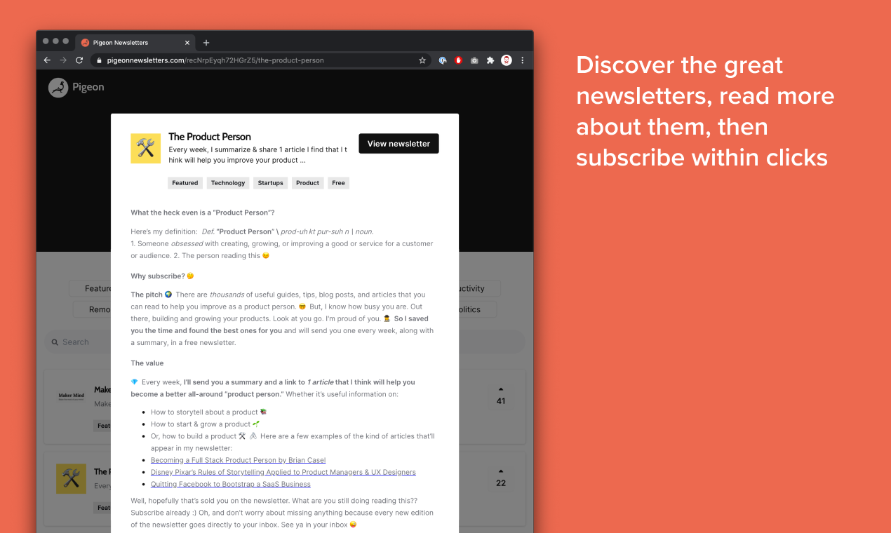 Pigeon News gallery image