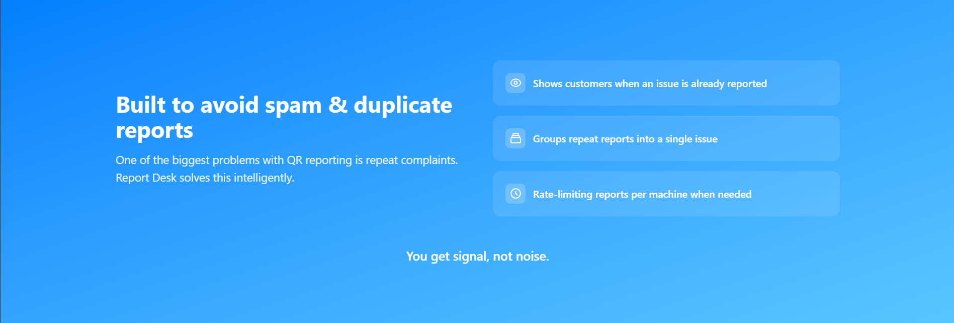 Report Desk gallery image