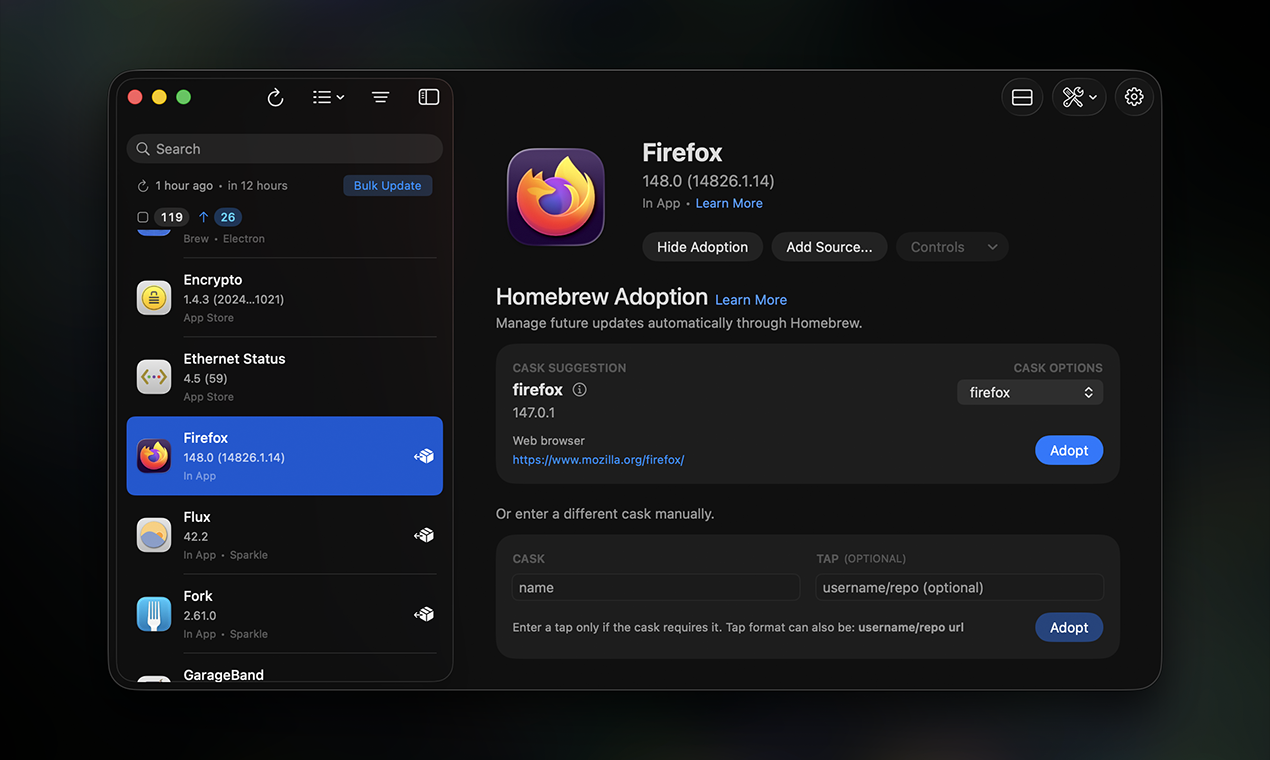 Updatest - Screenshot 3 showing product features and functionality