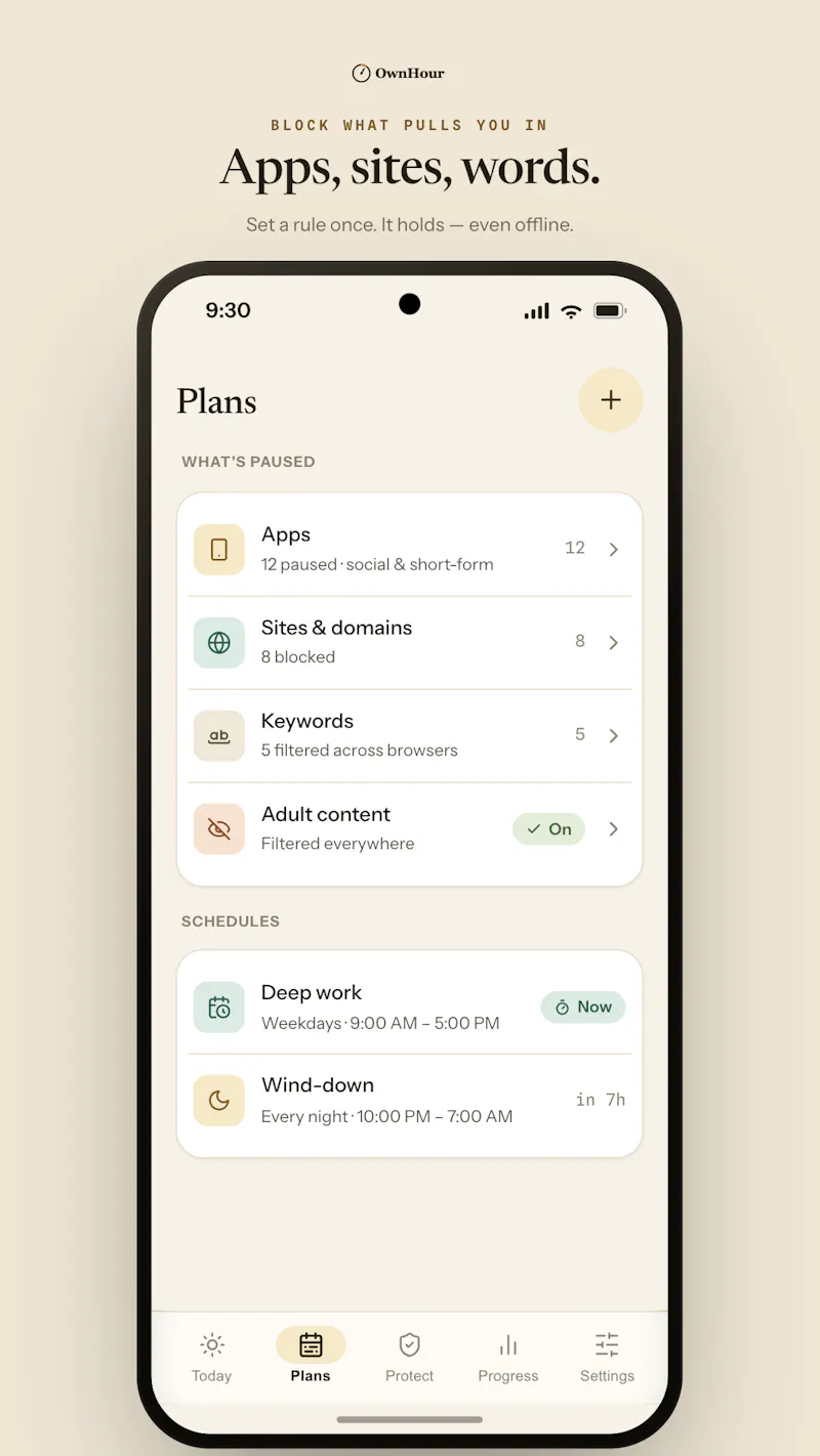 OwnHour screenshot 2