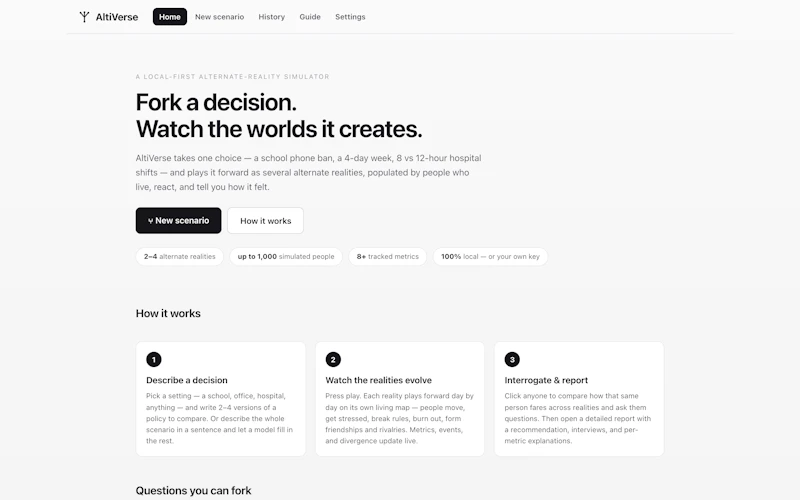 Altiverse screenshot 1