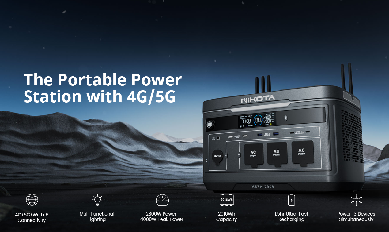 A Portable Power Station with 4G/5G gallery image