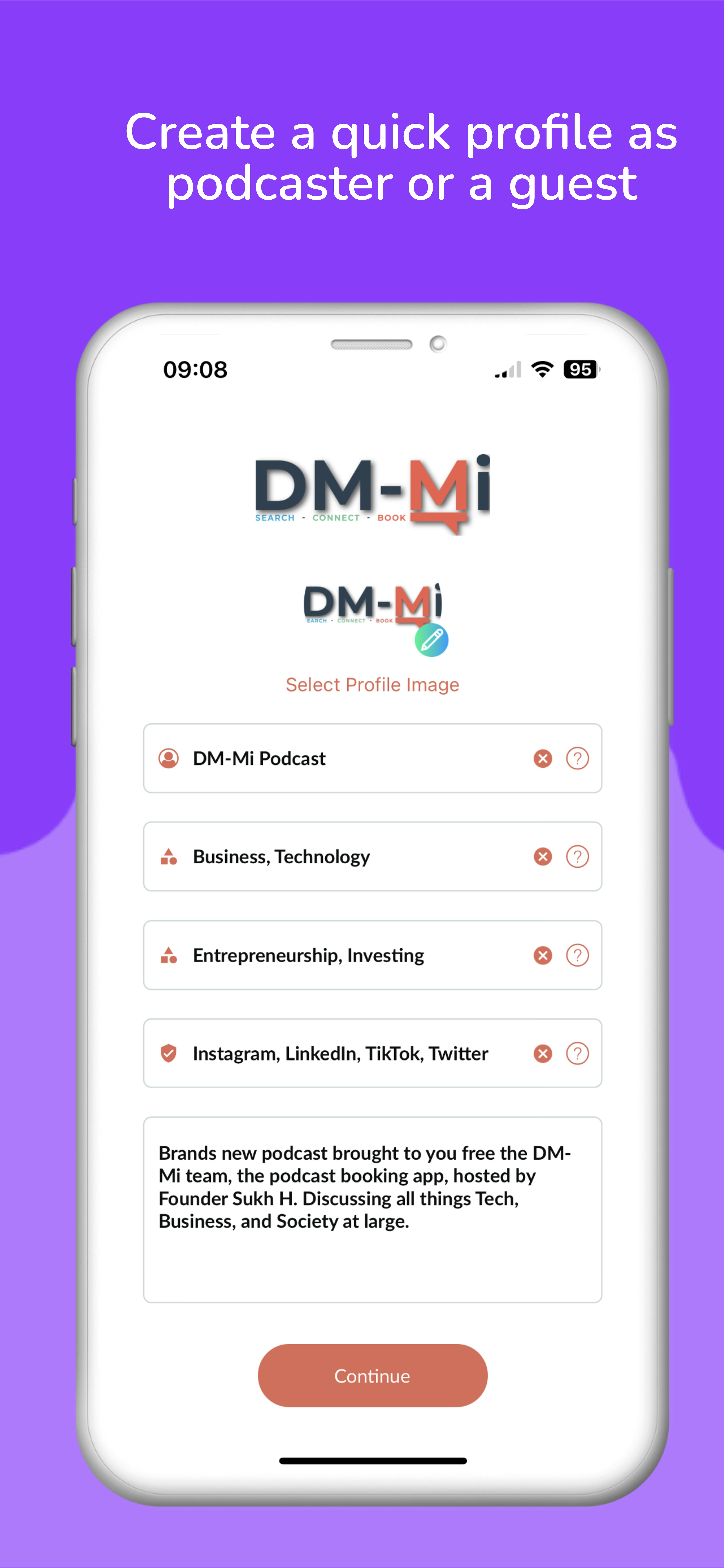 DM-MI - la aplicación de reserva de podcasts media 3