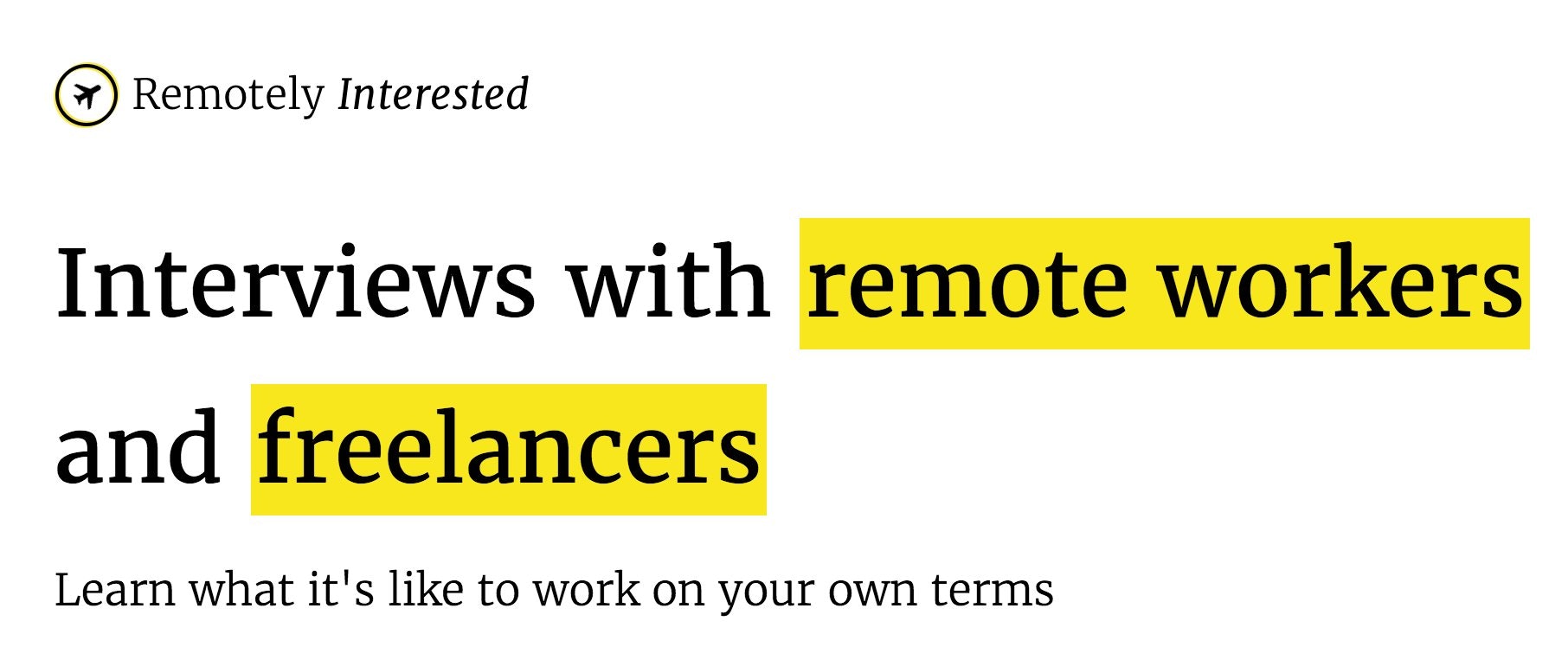 Remotely Interested gallery image