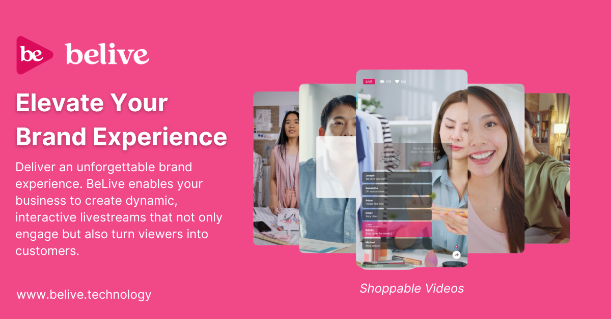 BENTIVE APPLICAZIONE DI RETTAGLIO ONLINE - Soluzioni video in diretta e shoppabili interattive per le imprese media 3