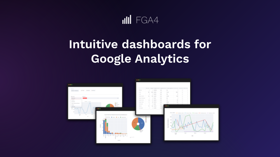 startuptile FGA4-Easy and ready-to-use dashboards for Google Analytics