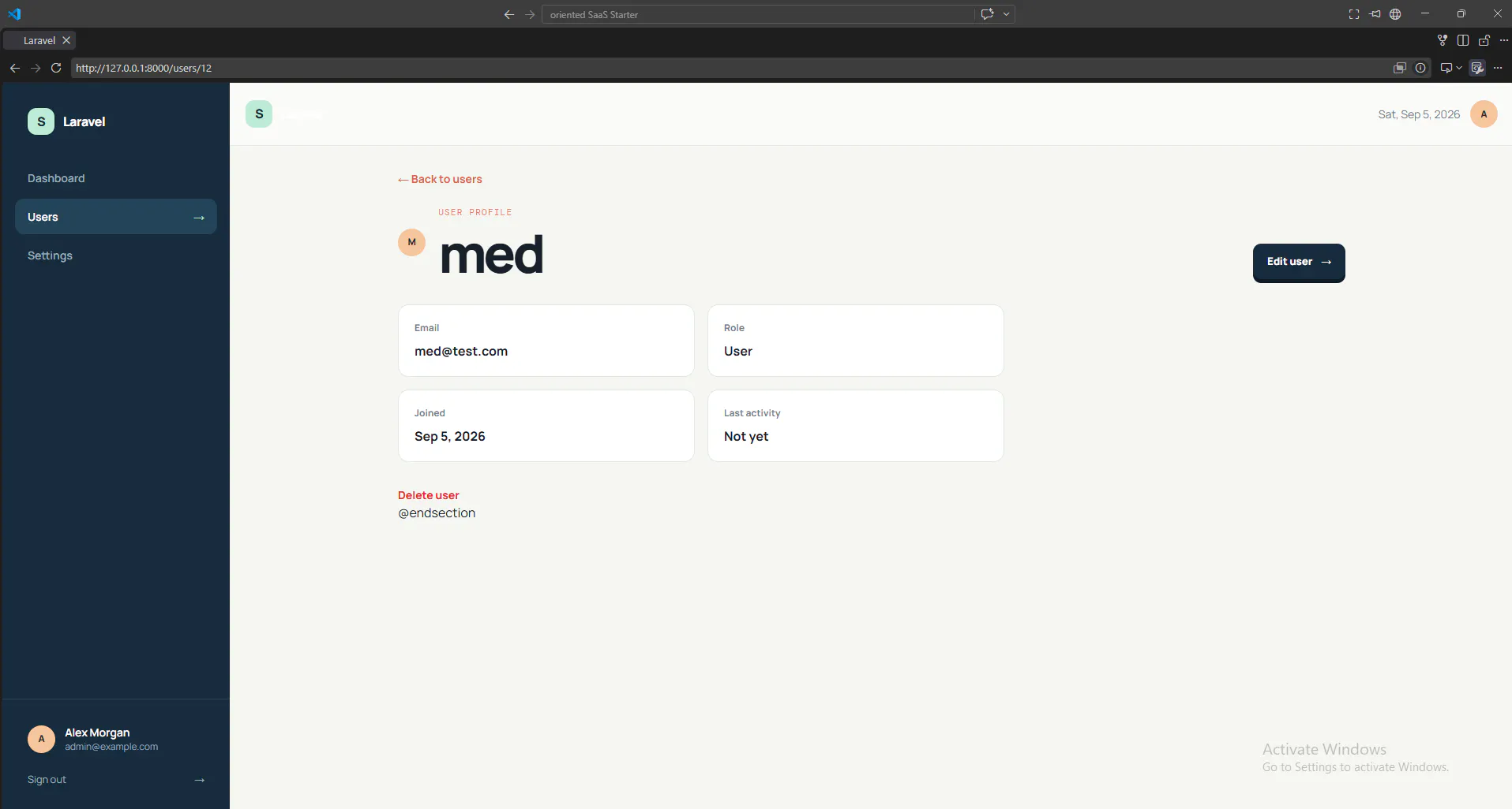 Laravel SaaS Starter Kit gallery image