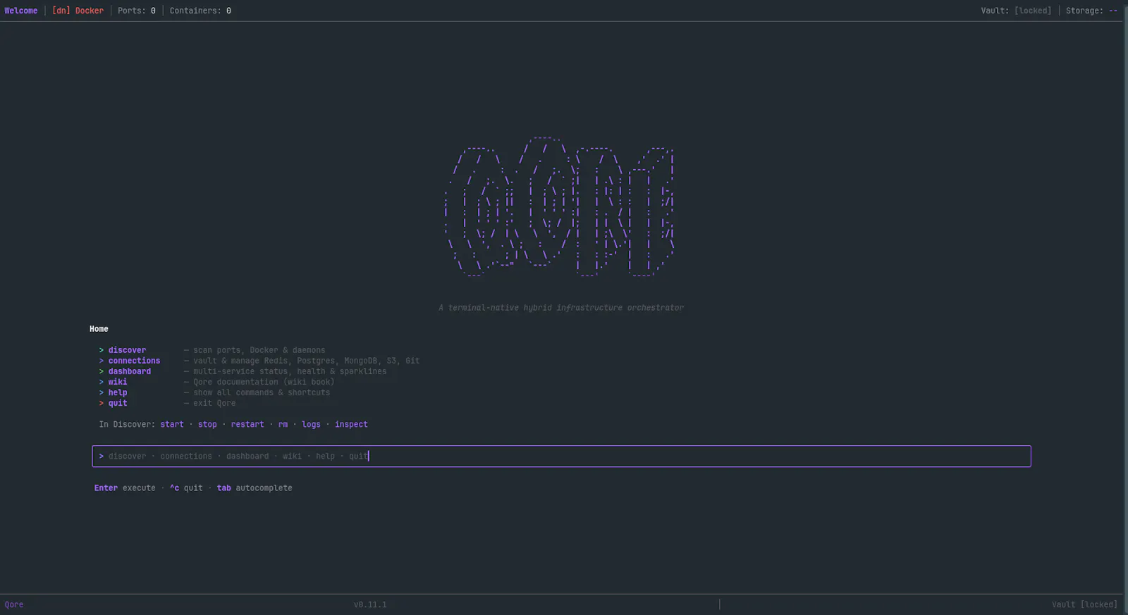 Qore screenshot 1