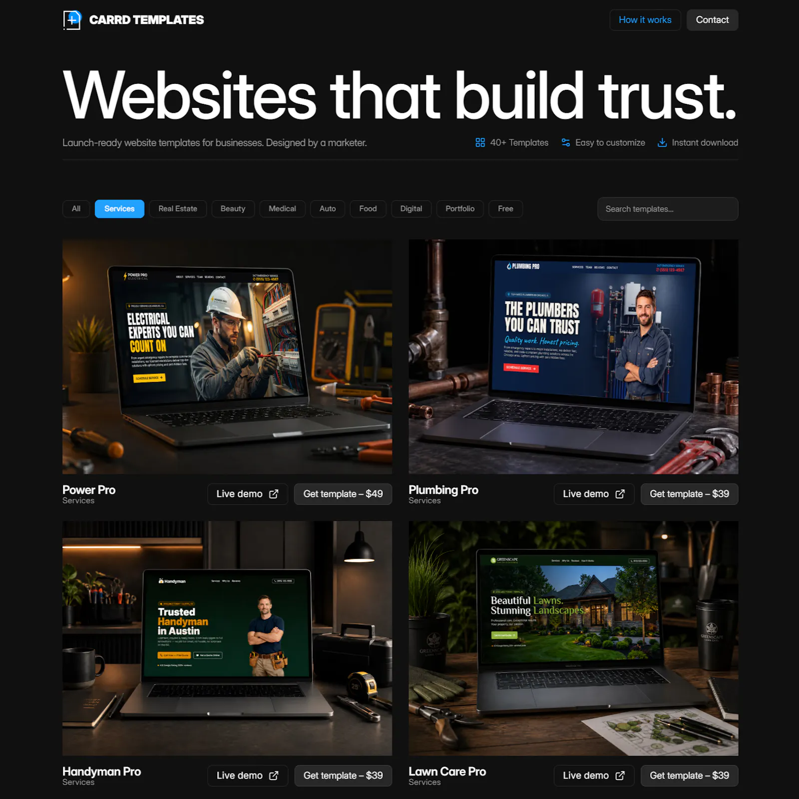 Carrd Templates screenshot 3
