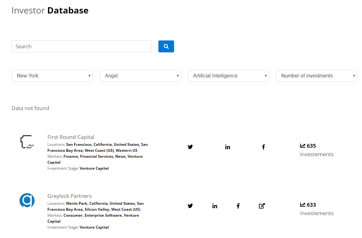 Angel Investor List gallery image