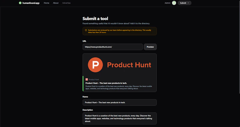 HumanFound screenshot 3