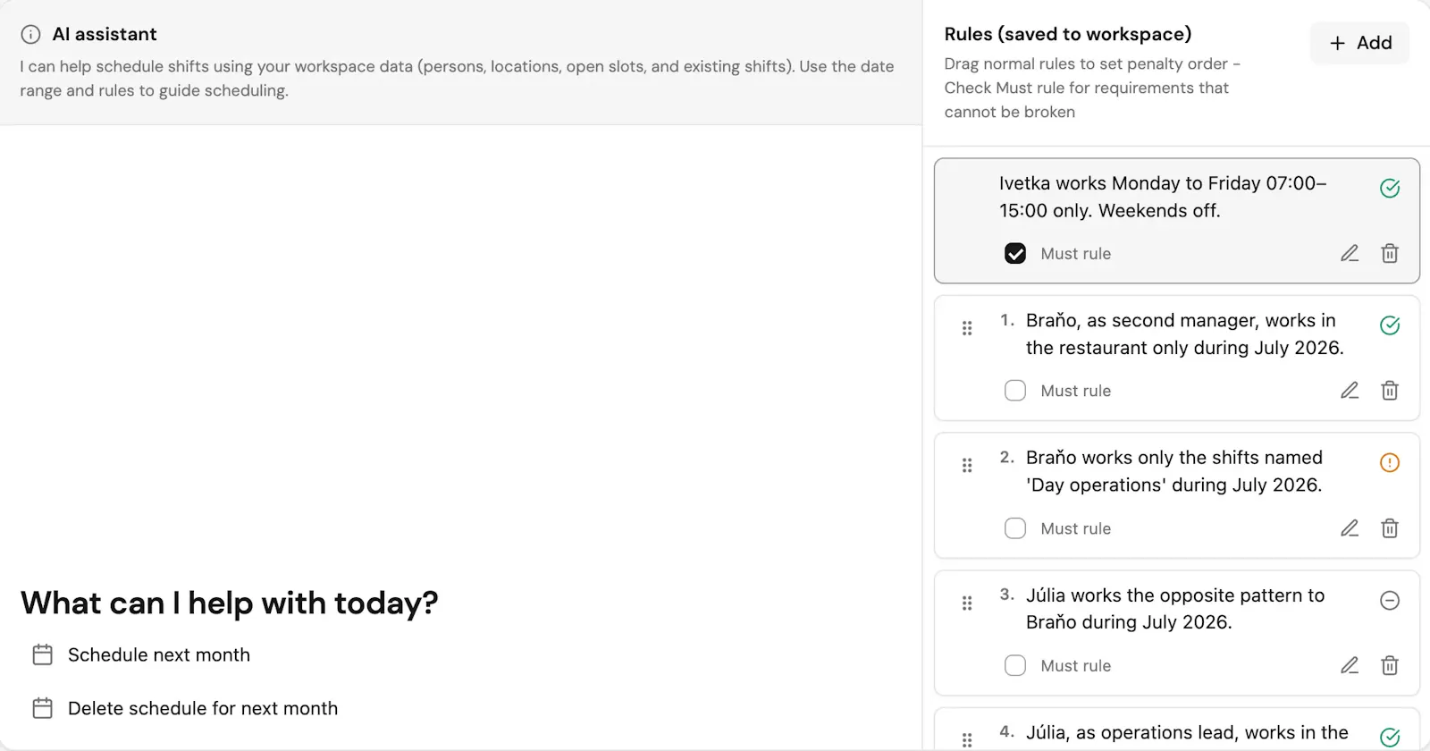 ShiftScheduler.ai screenshot 2
