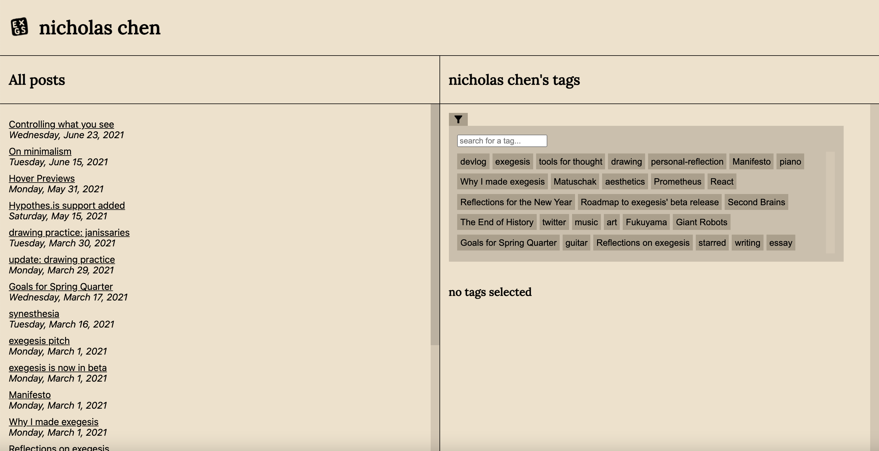 exegesis gallery image