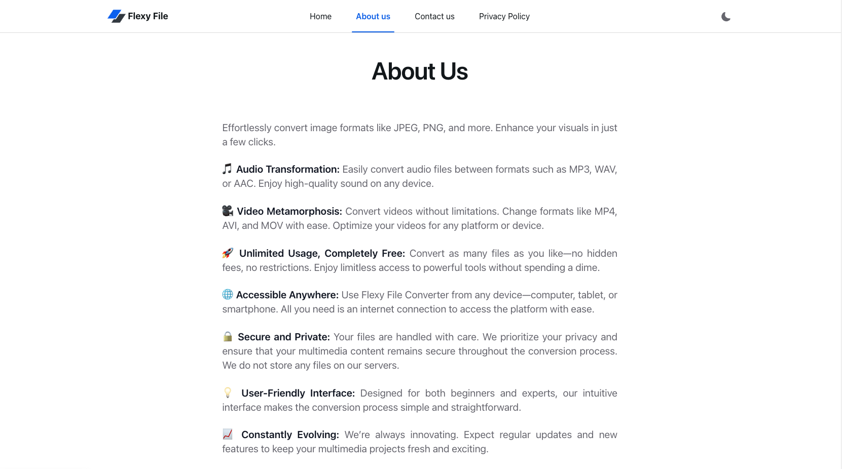 Flexy File v2.0 - Screenshot 5 showing product features and functionality