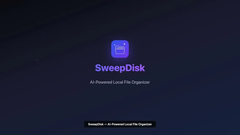 SweepDisk screenshot 1 (video preview)