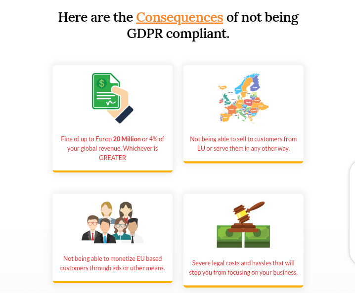 WP GDPR फिक्स एलीट Unltd साइट्स वार्षिक - मिनटों में अपनी वर्डप्रेस वेबसाइट GDPR-Compliant करें। मीडिया 4