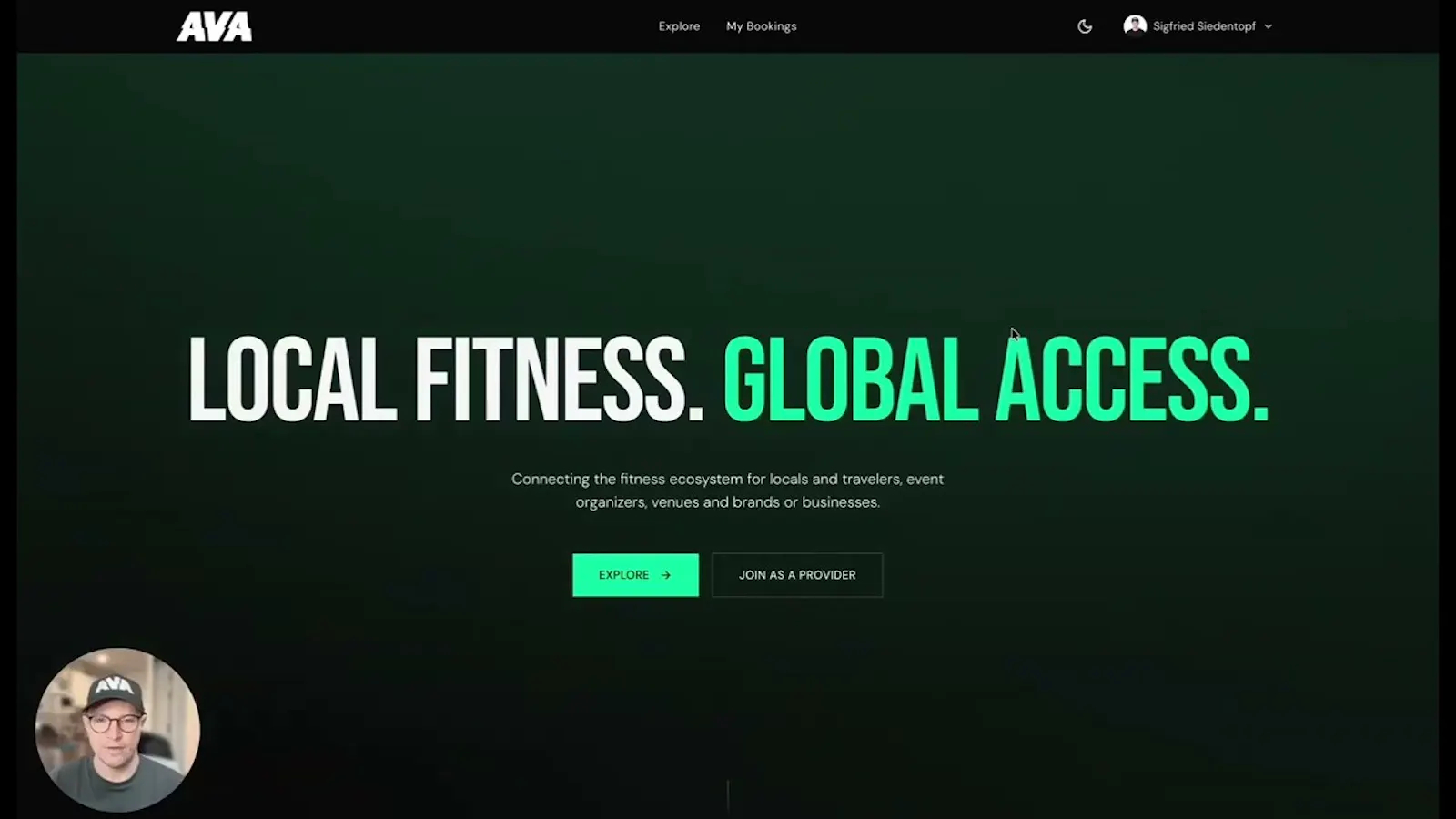 AVA - Athletes Venues Adventures screenshot 1 (video preview)