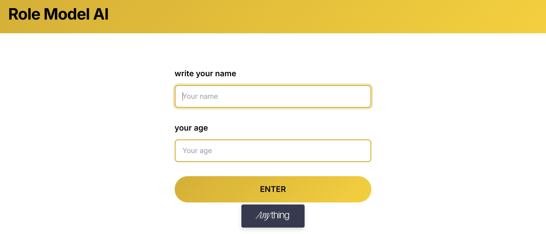 Role Model AI- Free - Screenshot 2 showing product features and functionality