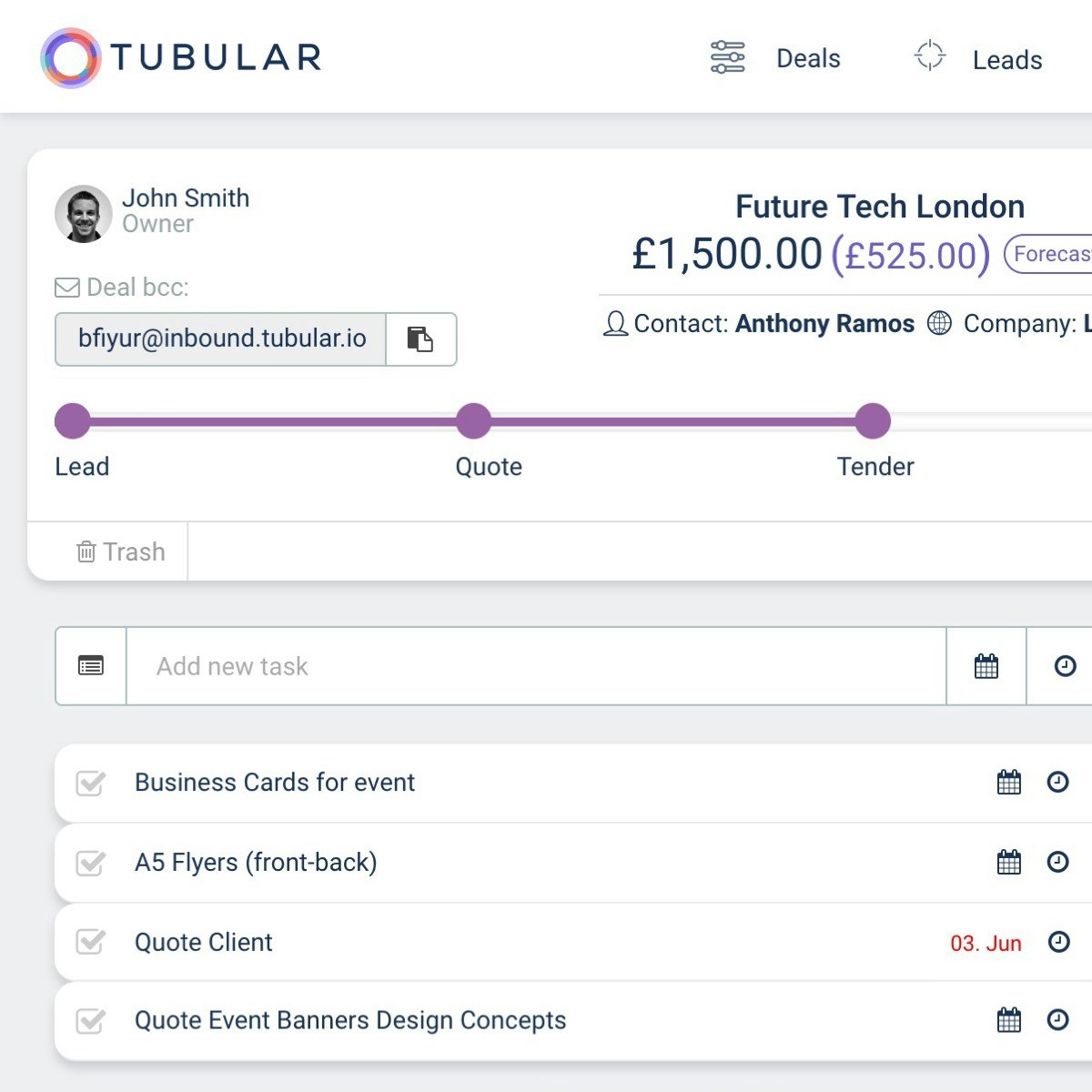 Tubular gallery image