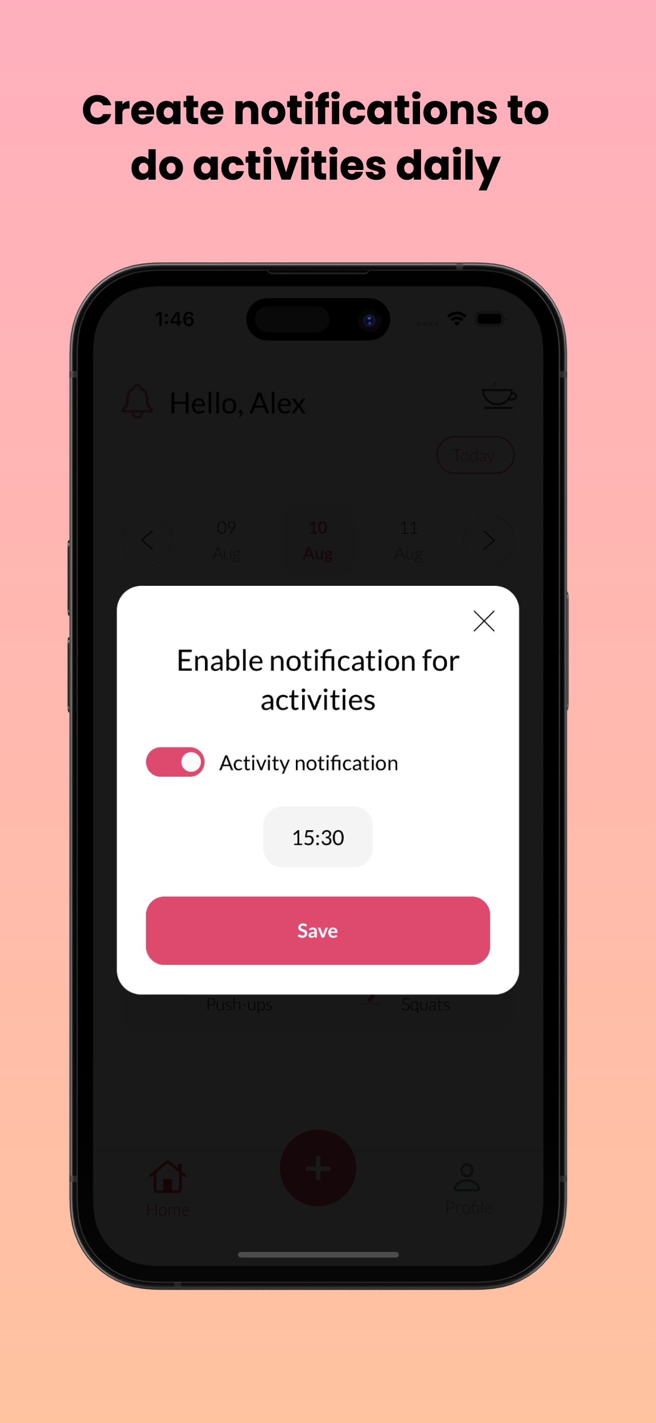 Media Thử thách đẩy - Ứng dụng di động, React Native, Supabase, Healthy, Sport, Push Ups 2