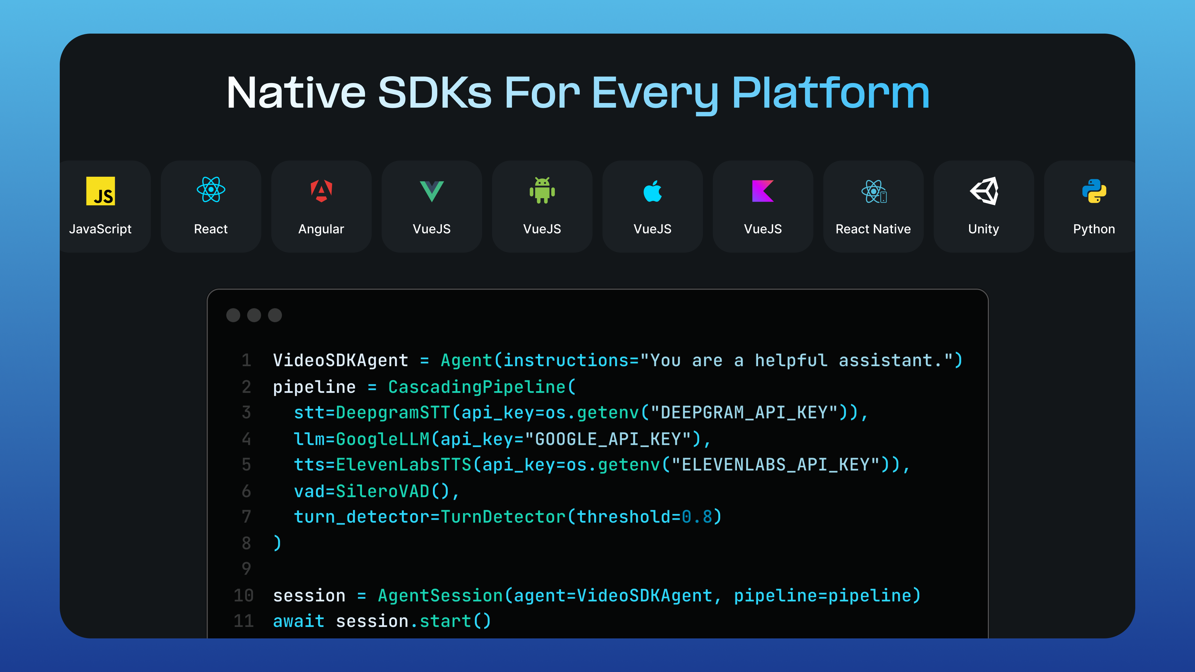 وسائط AI Agent Agent SDK 3