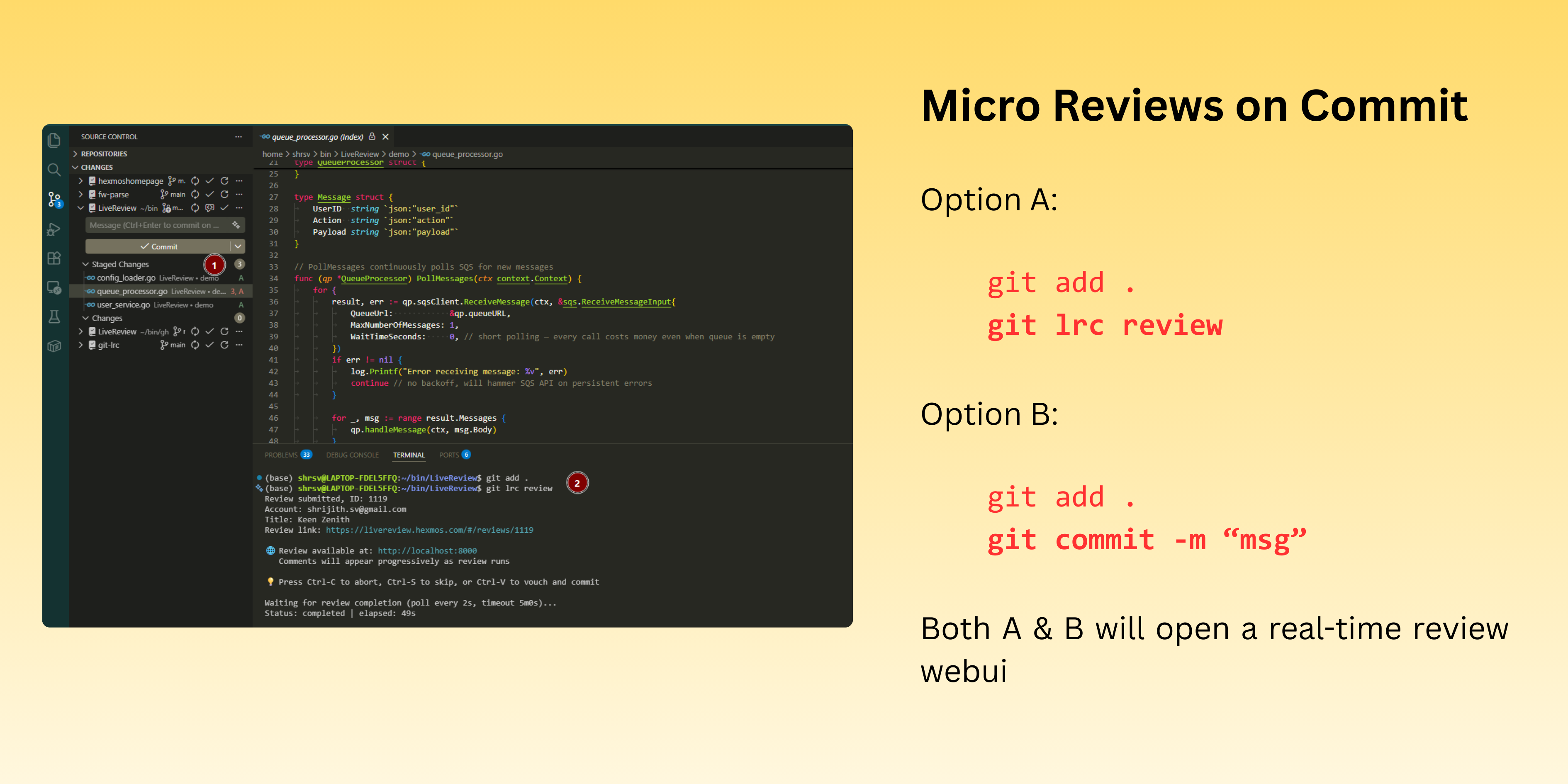 git-lrc gallery image