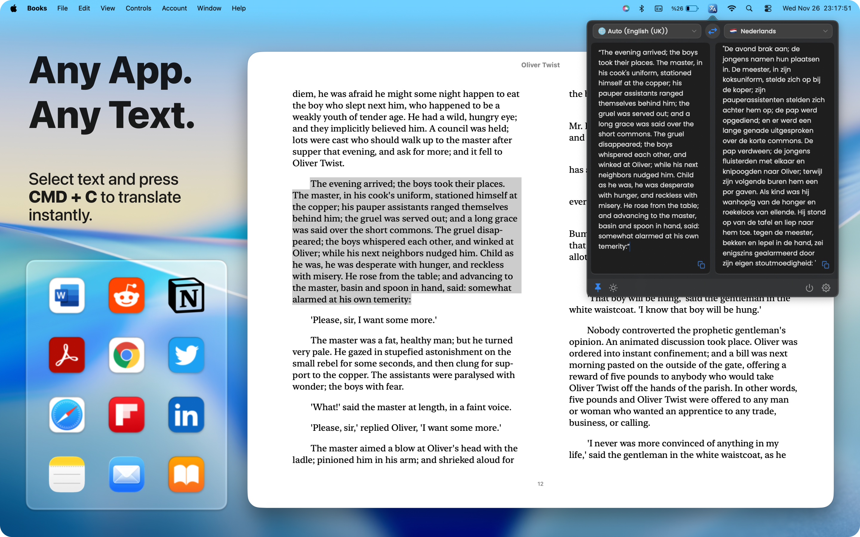 Quick Translator - Screenshot 3 showing product features and functionality