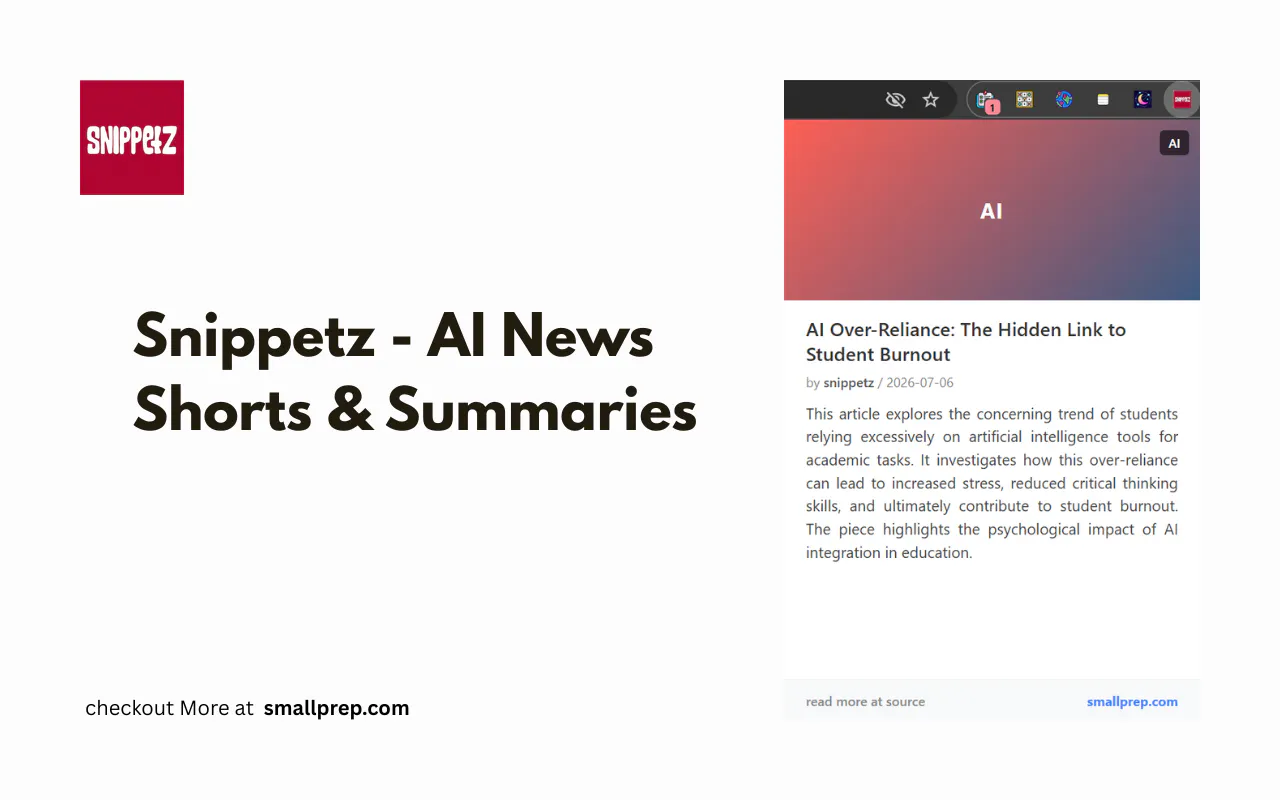 Snippetz - AI News Shorts & Summaries gallery image