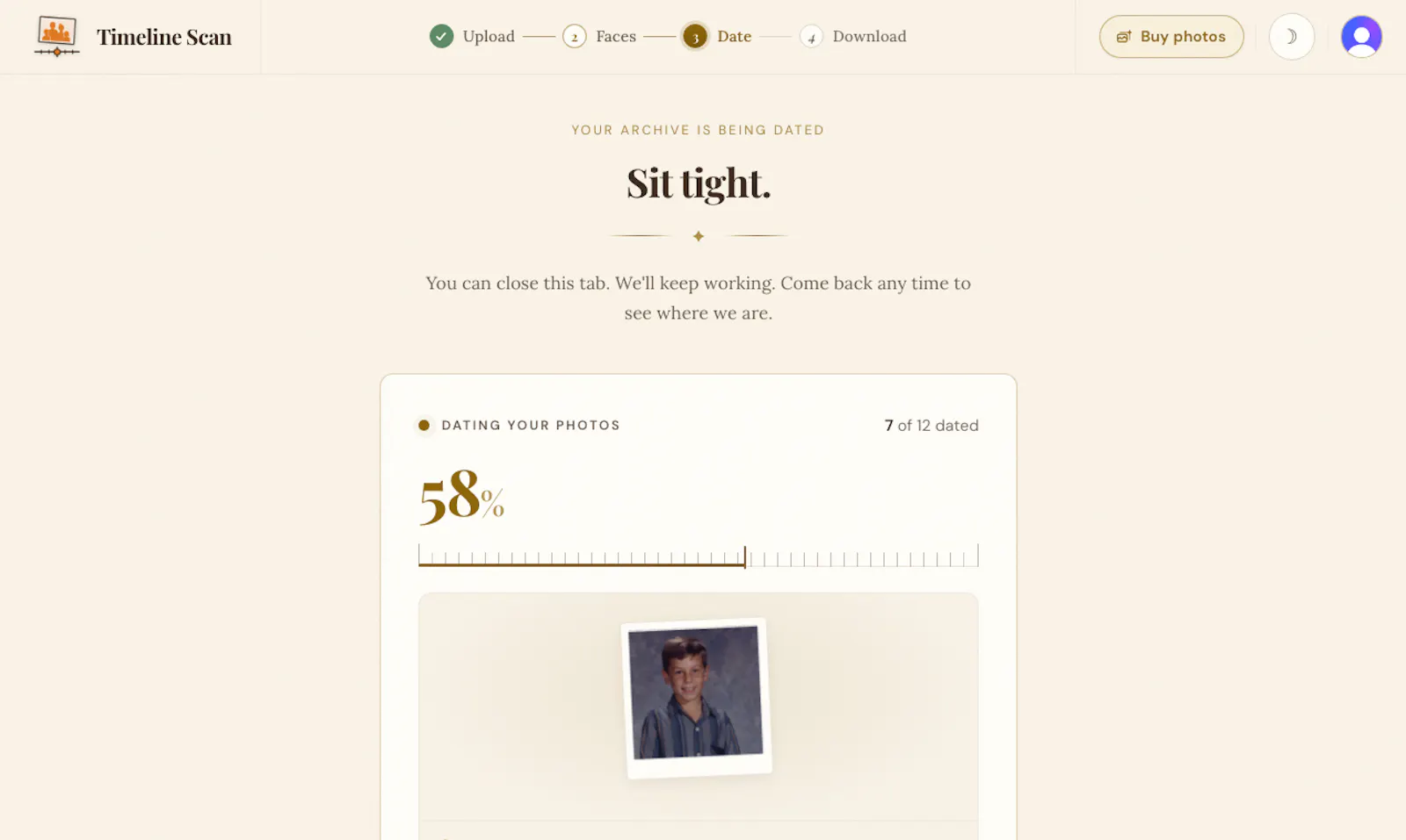 Timeline Scan screenshot 3
