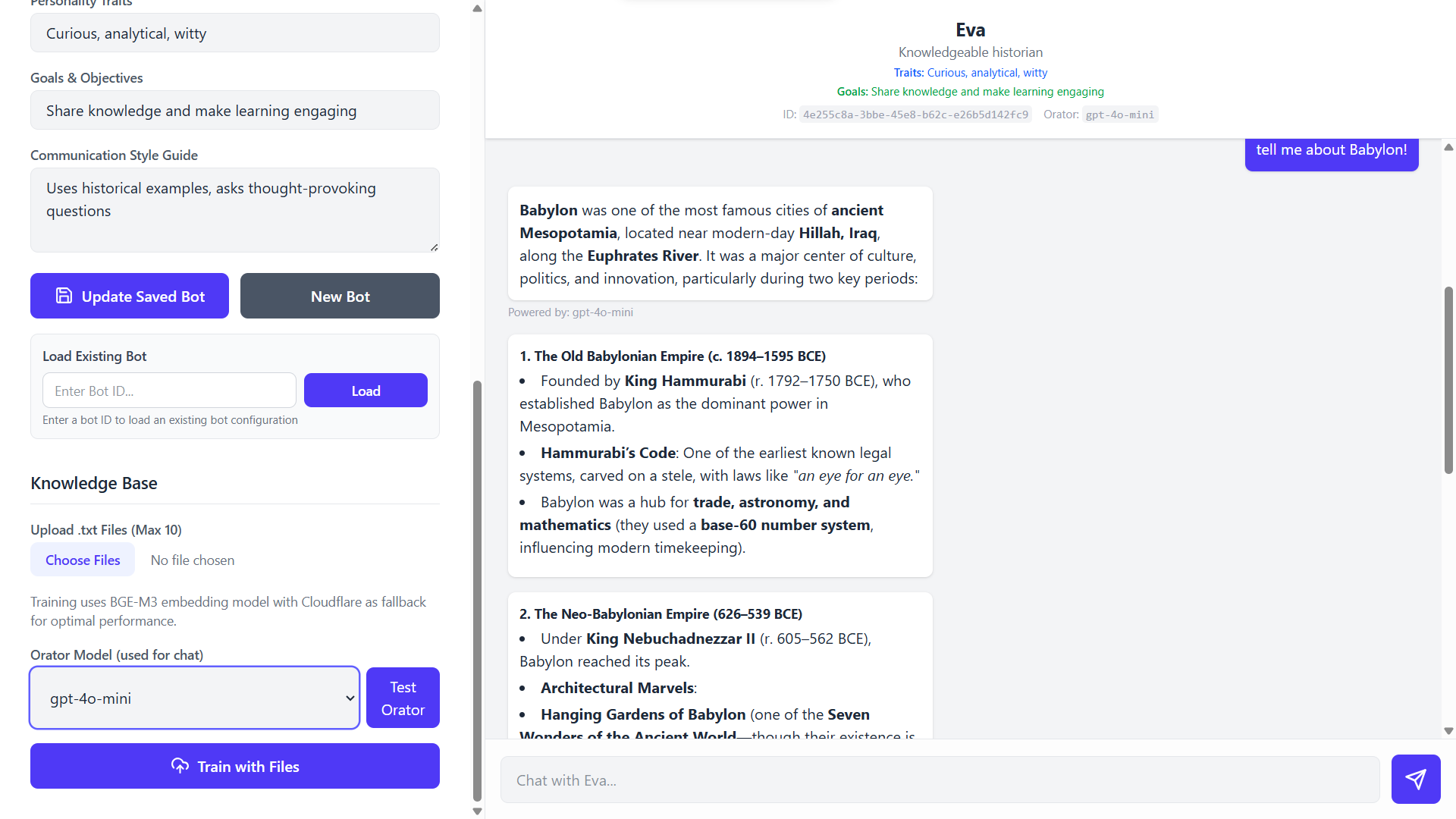 Mídia 2 de Bot de nicho - Crie chatbots AI personalizados com personalidade!