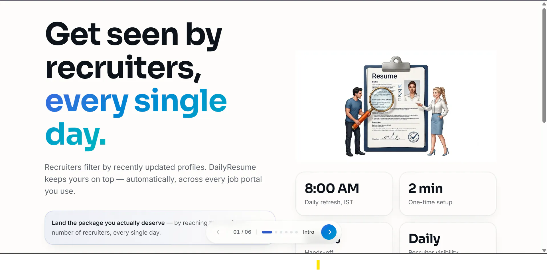 Dailyresume gallery image