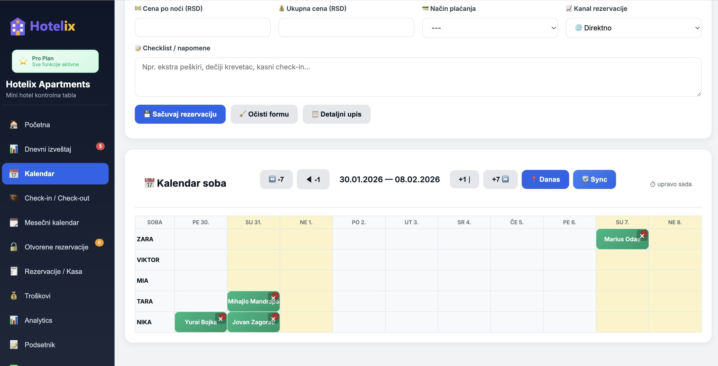 Hotelix - Screenshot 5 showing product features and functionality