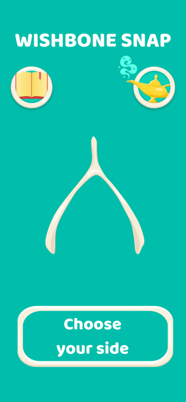 Wishbone Snap on iOS - Main product screenshot demonstrating key features and user interface