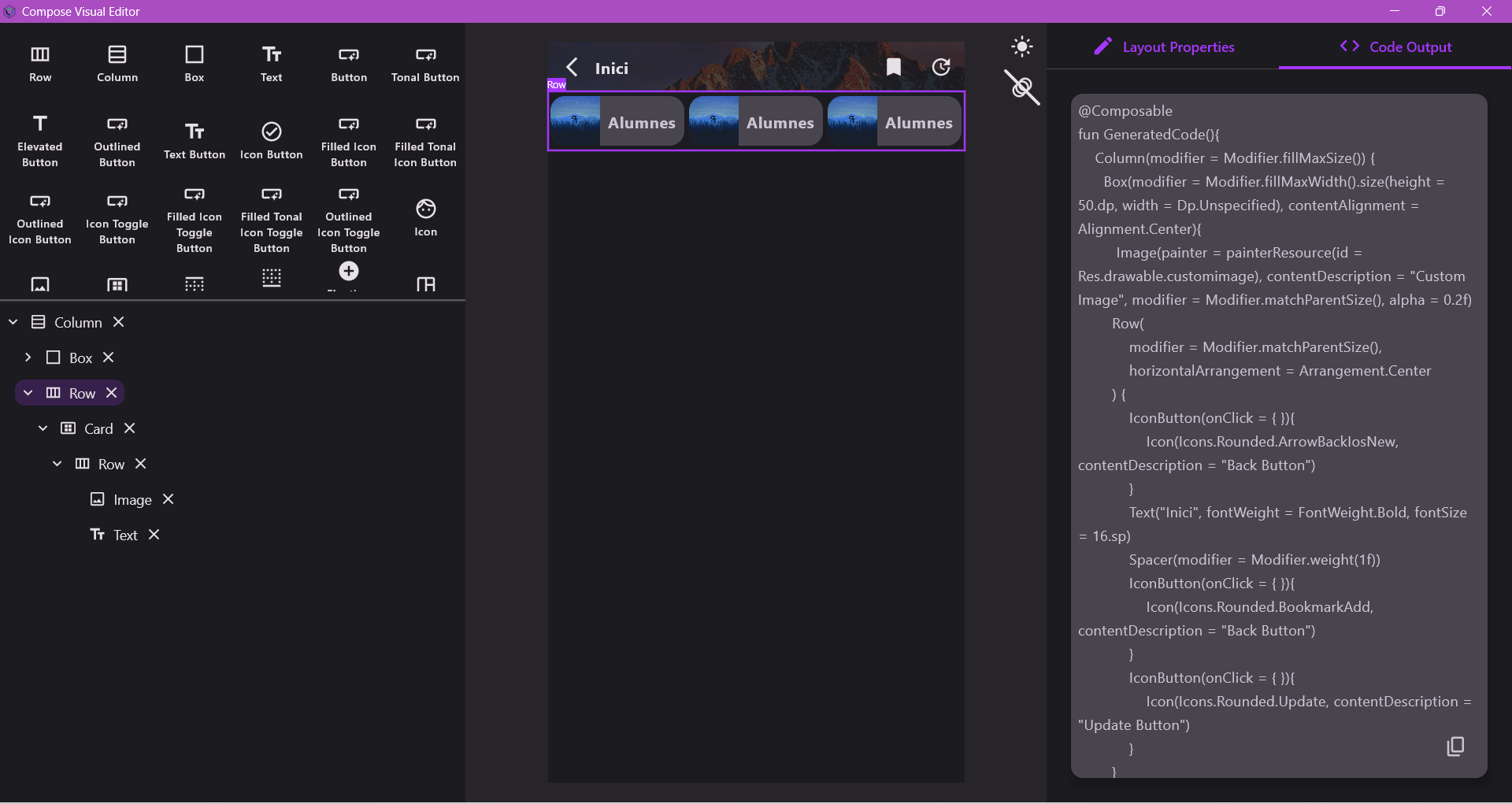 Compose Visual Editor gallery image