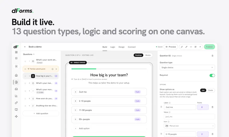 dForms screenshot 3