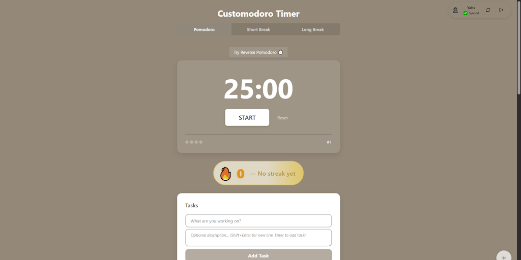 Customodoro Timer