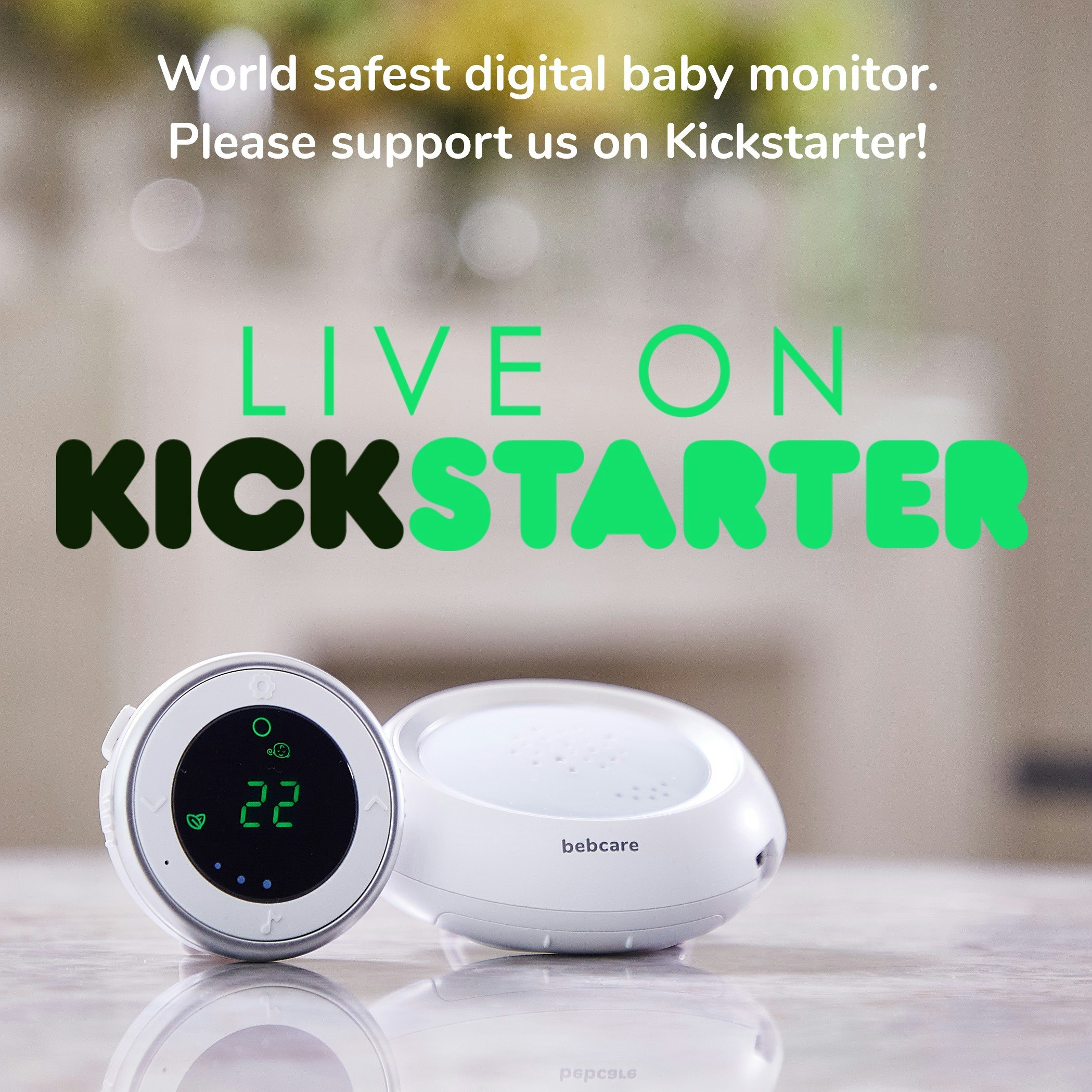 Bebcare Digital Baby Monitor (with Breathing Sensor!)