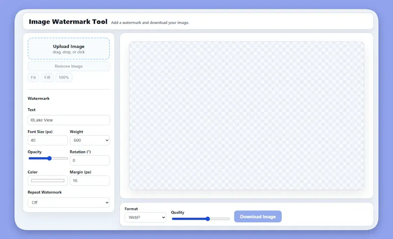 Image Watermark Tool screenshot 2