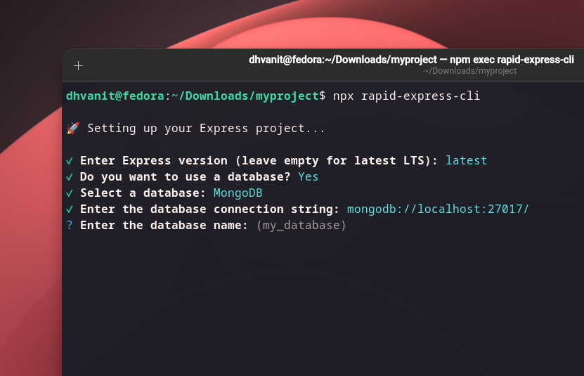 CLI Express rápida - Configurar express en segundos media 2