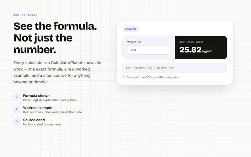 CalculatorPlanet screenshot 2