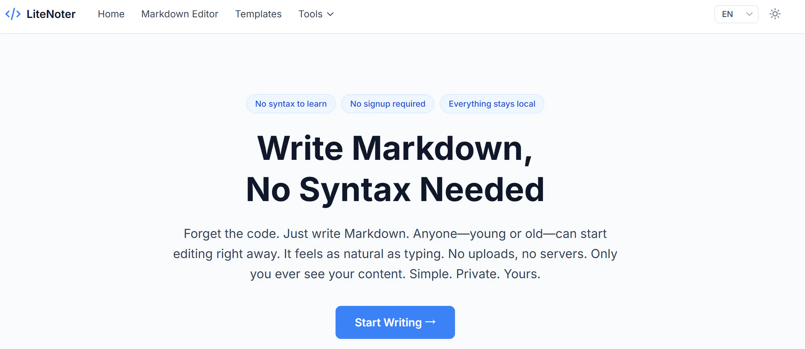 LiteNoter - Write Markdown No Syntax gallery image