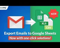 Export Emails to Sheets by cloudHQ media 1