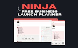 NINJA Notion Launch Planner media 1