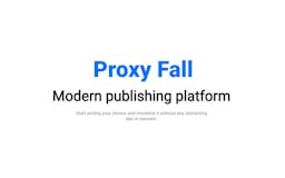 Proxy Fall media 1