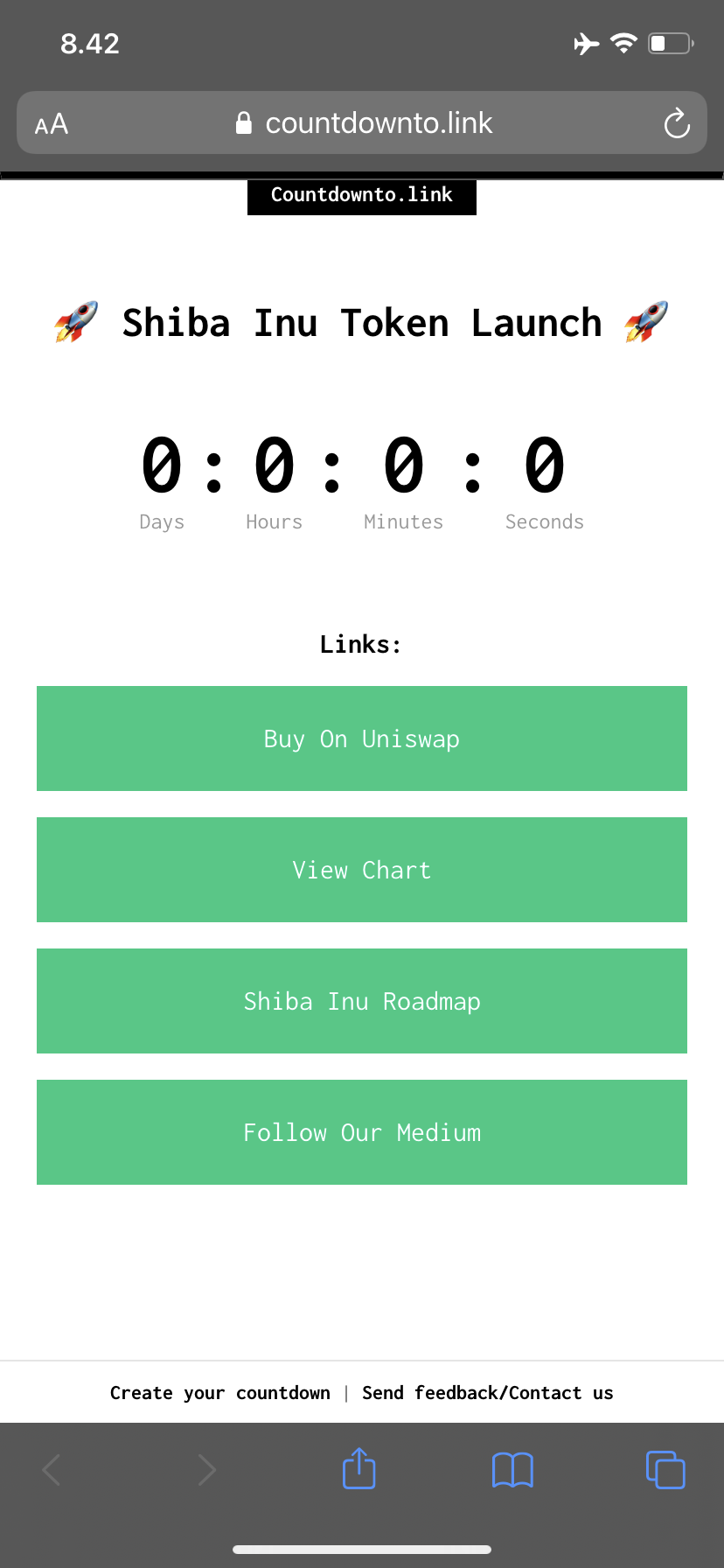 ⏰ Countdown to link gallery image