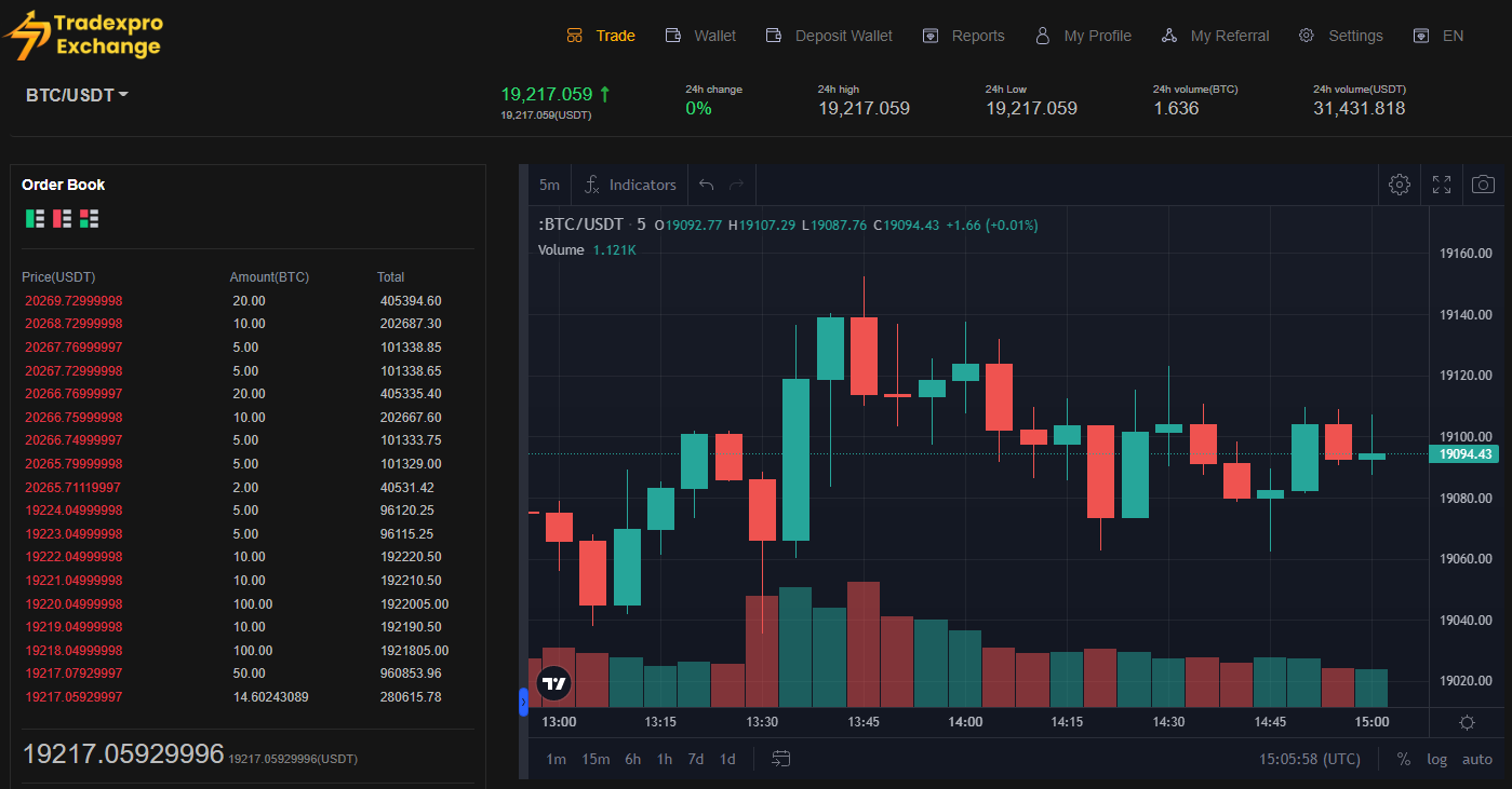 TradexPro Exchange 암호화 구매 판매 media 5