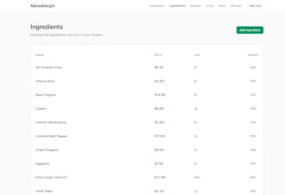 MenuMargin gallery image