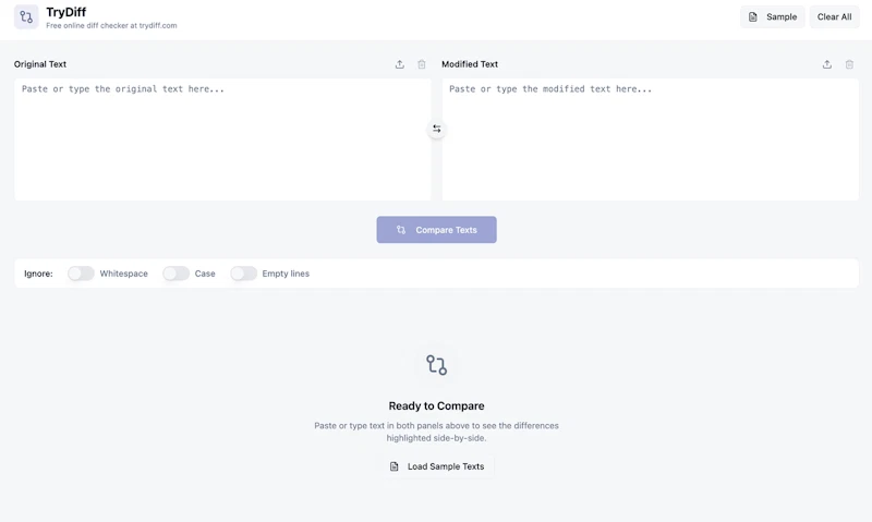 TryDiff screenshot 2