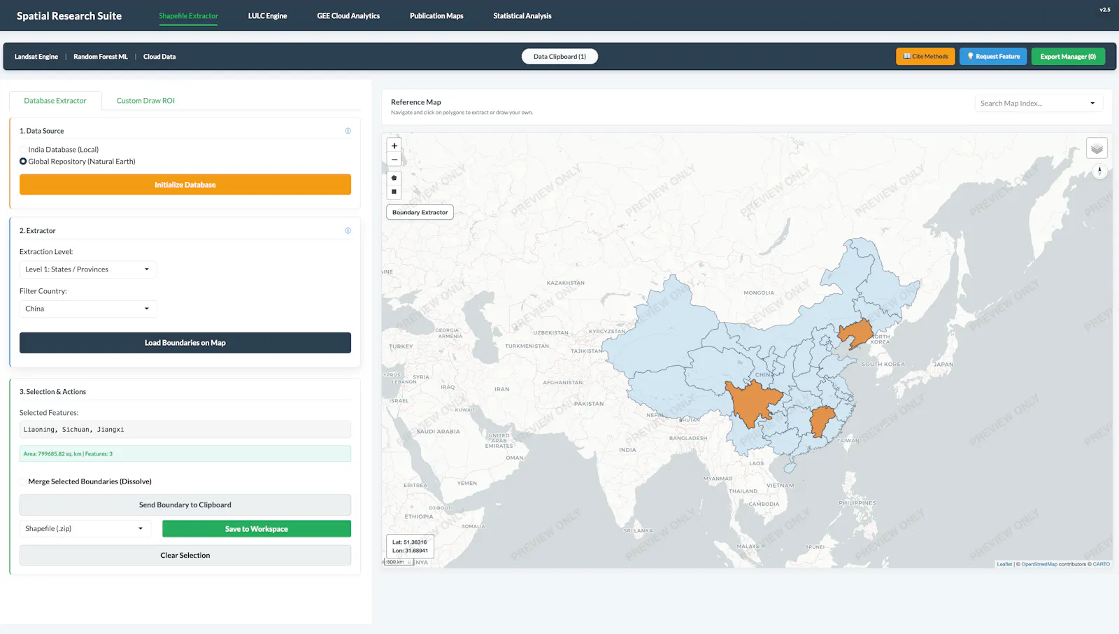 Spatial Research Suite screenshot 1