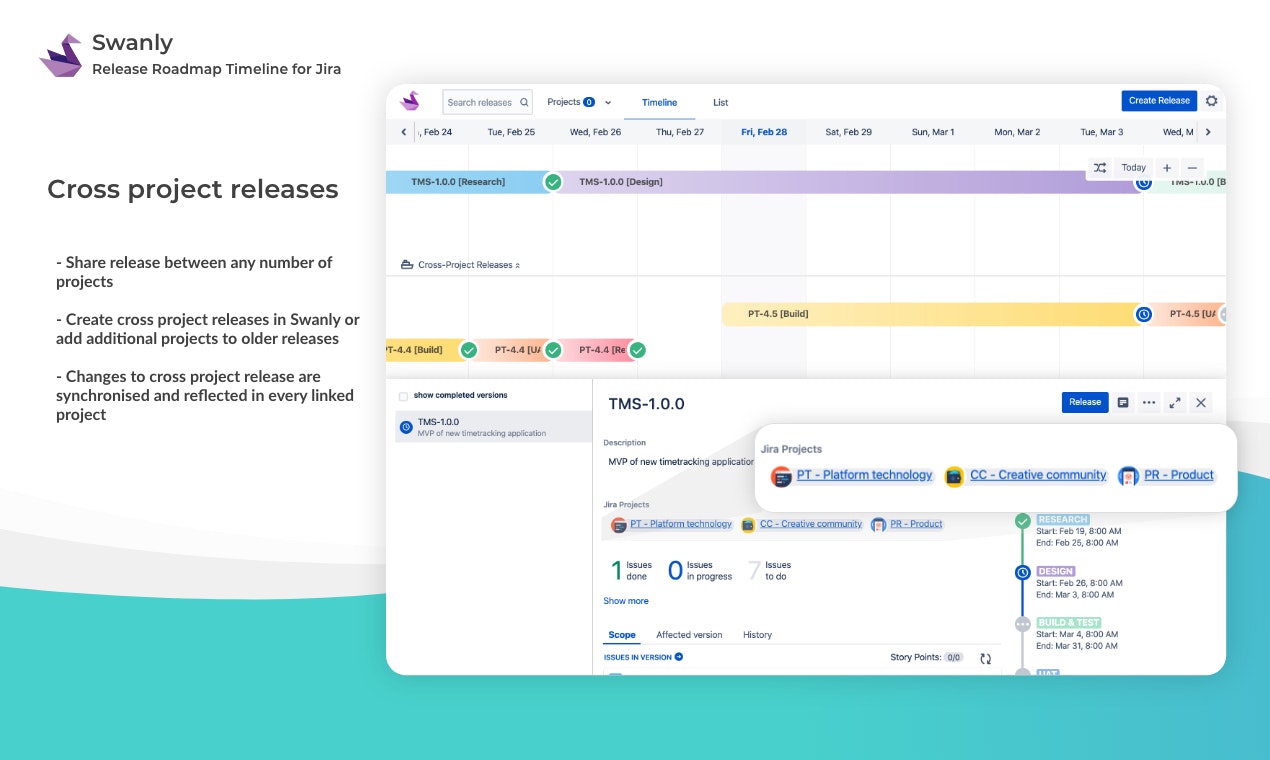 Swanly - Release Management for Jira gallery image